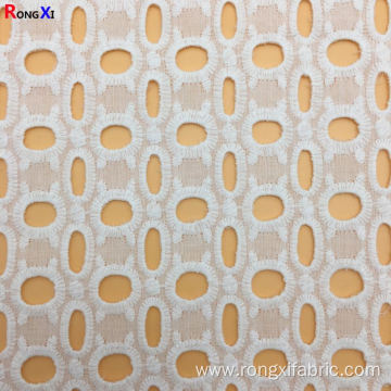 Professional Cotton Single Jersey Fabric eyelet fabric